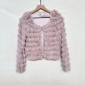 LARK Fringe Sweater Jacket